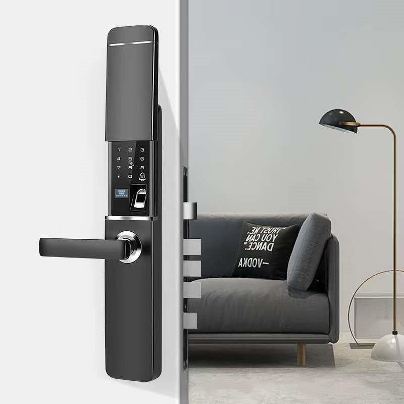 2020 New Security Intelligent Door Lock Biometric Fingerprint Lock Digital Lock Safe Eletronic Door Smart Unlock