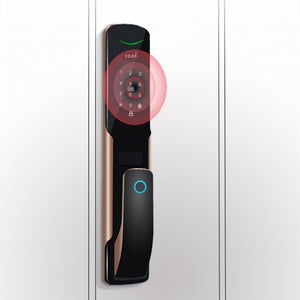 2020 Smart Door Lock Biometric Fingerprint Lock Security Password Electronic Lock Key IC Card Unlock APP Camera Electronic Lock