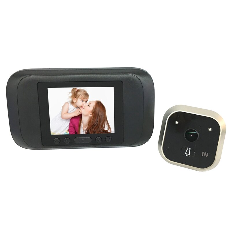 3.2'' Smart Peephole Viewer 720P HD PIR Auto Door Camera Monitor Photo Video Recorder TFT Mute Home Anti Flicker Visual Doorbell