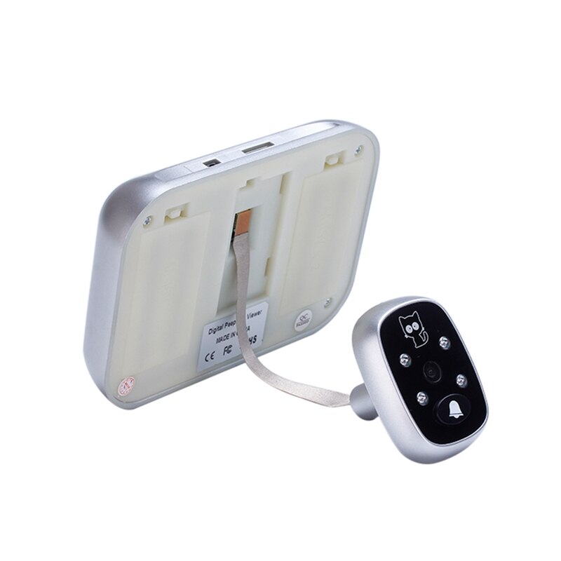 3.5 inch Video Peephole Digital Zoom Door Camera Doorbell 120 Degree Angle IR Night Vision Peephole Viewer LCD Door Eye DoorBell