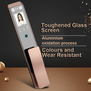 Camera Capture Face Recognition Digital Door Lock Full Automatic Lock Security Facial Recognition Smart Door Lock  Passcode