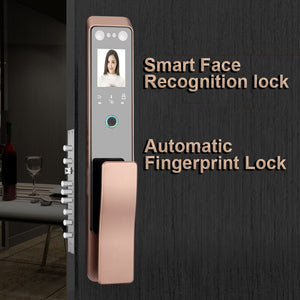 Camera Capture Face Recognition Digital Door Lock Full Automatic Lock Security Facial Recognition Smart Door Lock  Passcode