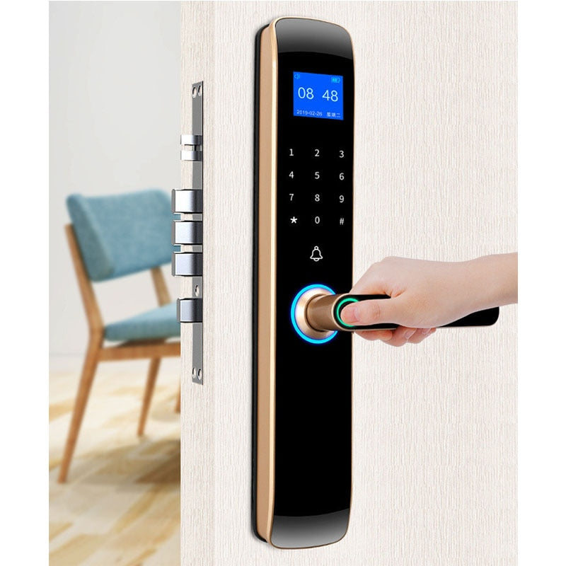 Certification authority Security Intelligent Door Lock Biometric Fingerprint Lock Safe Eletronic Door Smart Unlock Digital Lock