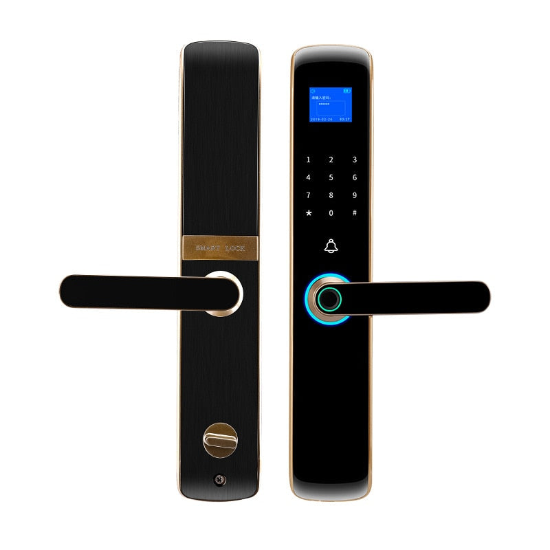 Certification authority Security Intelligent Door Lock Biometric Fingerprint Lock Safe Eletronic Door Smart Unlock Digital Lock