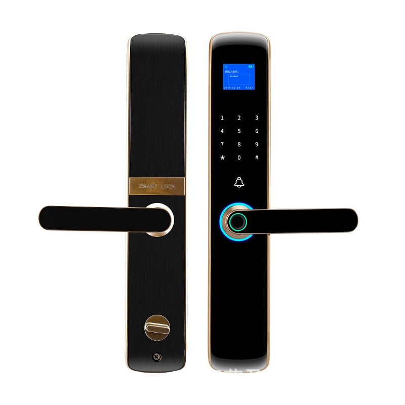 Certification authority Security Intelligent Door Lock Biometric Fingerprint Lock Safe Eletronic Door Smart Unlock Digital Lock