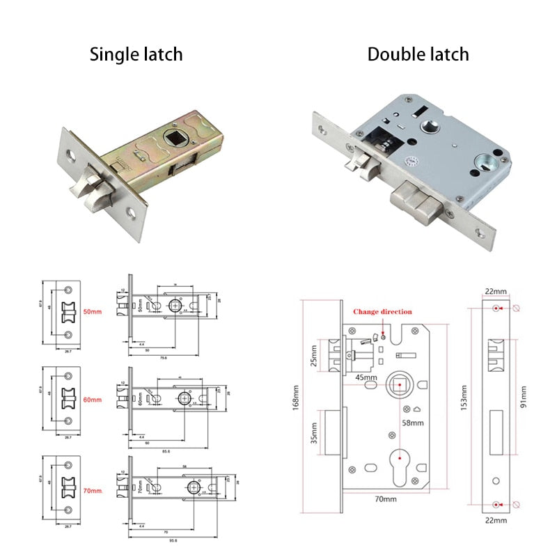 Tuya APP Bluetooth WiFi Indoor Smart Door Lock Biometric Fingerprint Lock Password Key Unlock Electronic Digital Lock