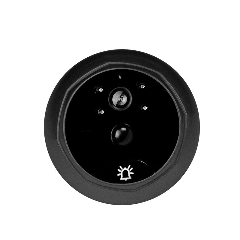 HD Digital Door Peephole Camera 4.3\" Smart Photo Video DoorViewer PIR Motion Detect Wide Angle Rechargeable Music Doorbell