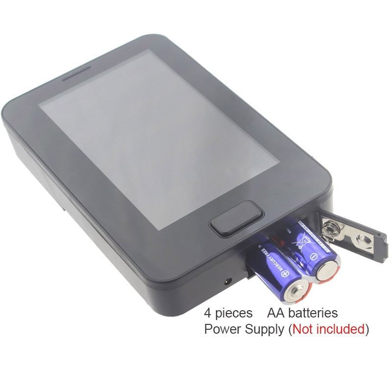 Topvico Peephole Door Camera 4.3 Inch Color Screen With Electronic Doorbell LED Lights Video Door Viewer Video-eye Home Security