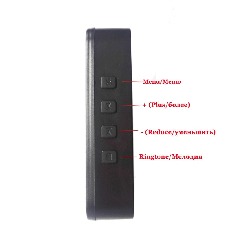 Topvico Peephole Door Camera 4.3 Inch Color Screen With Electronic Doorbell LED Lights Video Door Viewer Video-eye Home Security