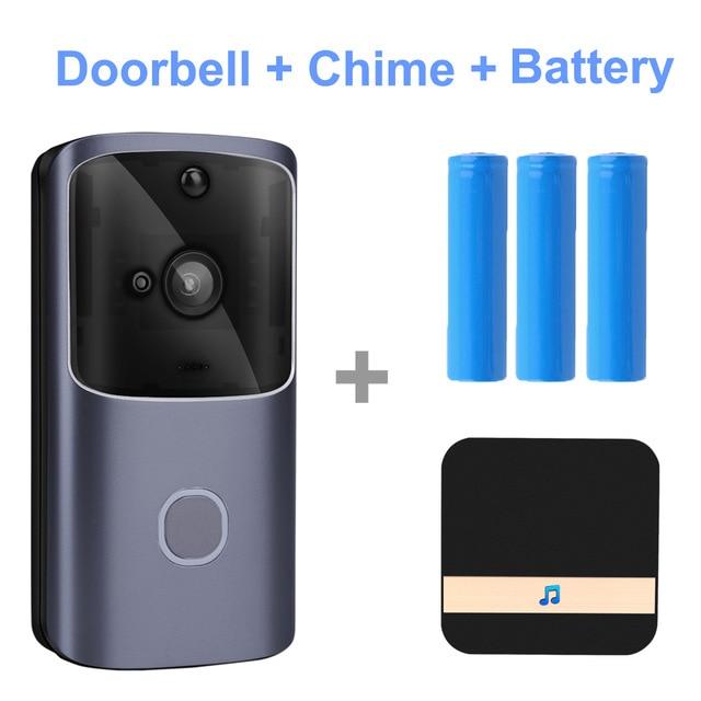 WIFI Doorbell Smart Home Wireless Phone Door Bell Camera Security Video Intercom 720P HD IR Night Vision For Apartments