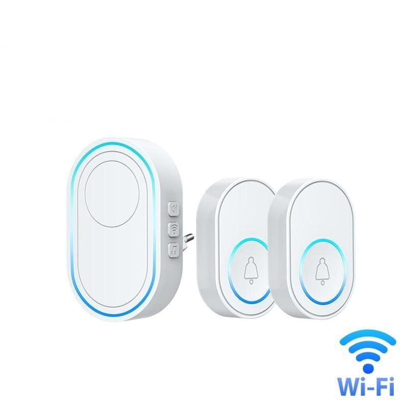 NEW 58 sound Home Welcome Doorbell Intelligent Wireless Doorbell Remote or tuya smart WIFI DoorBell home Alarm System EU US Plug